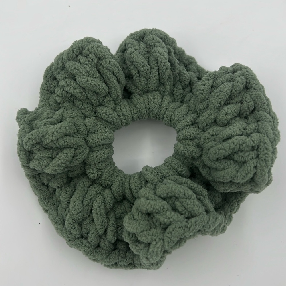 LAST SET! Crochet Scrunchies- set of 2 Handmade